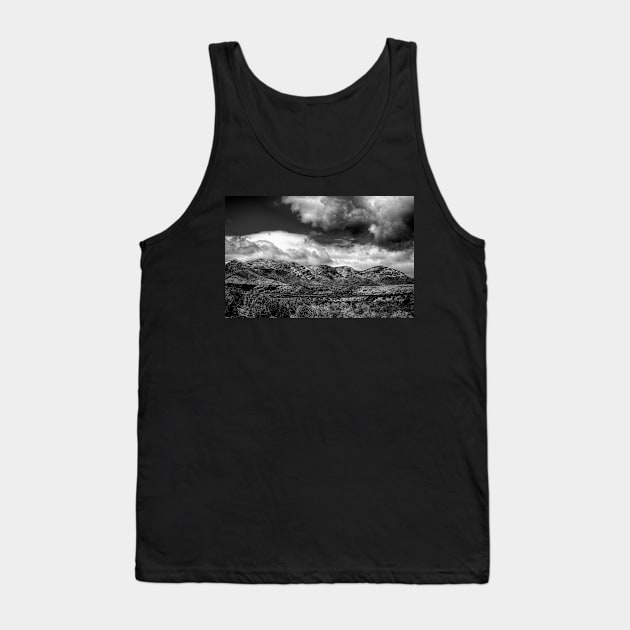 A Storm In Brewing In Black And White Tank Top by JimDeFazioPhotography